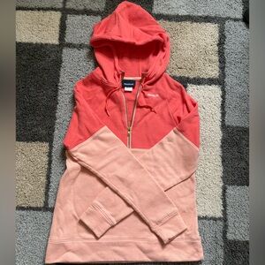 Reebok Vibrant Color Block Half-zip Hoodie